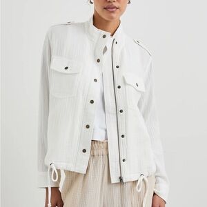 Rails Collins White Gauze Jacket Sz XS